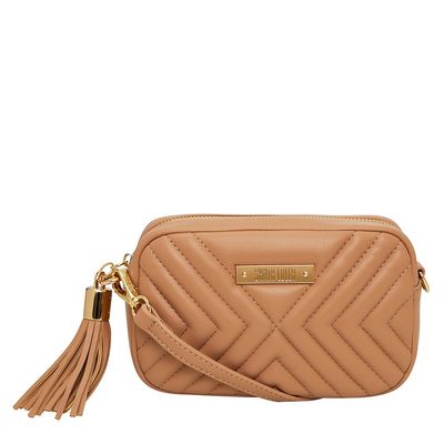 Bolsa Matelassê Corrente Bege