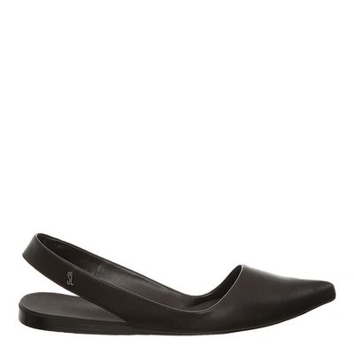 Sapatilha New Couro Pelica Soft Aberta Preto