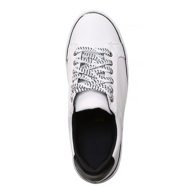 Tênis Flatform Preto e Branco