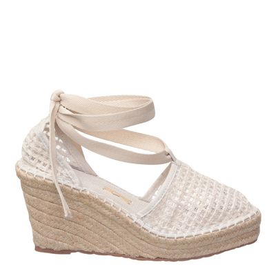 Espadrille Tela Amarração Off White
