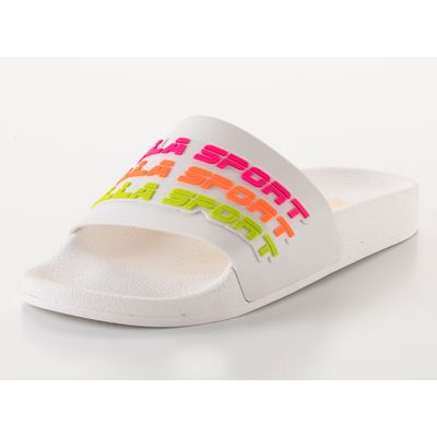 Slide Emborrachada Lolla Sport Branco