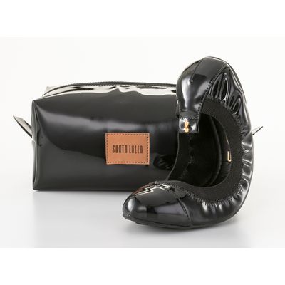 Sapatilha envernizada com Necessaire