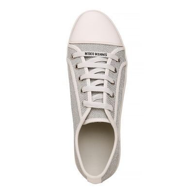 Tênis Jacquard Metalizado Prata