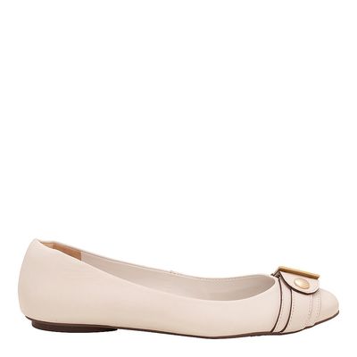 Sapatilha Fivela Off White