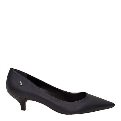 Scarpin Fosco Baixo Preto