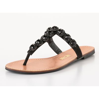 Rasteira Suede Preto