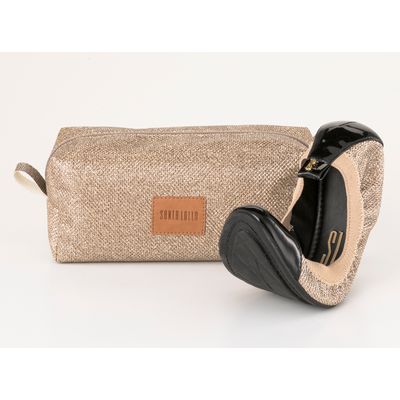 Sapatilha Lumicolor Dourado Escuro