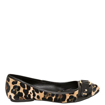 Sapatilha Veludo Animal Print