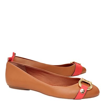 Sapatilha New Fivela Caramelo
