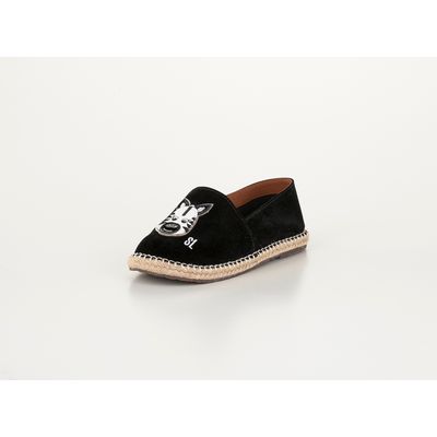 Mocassim Nobuck Veludo Preto Infantil