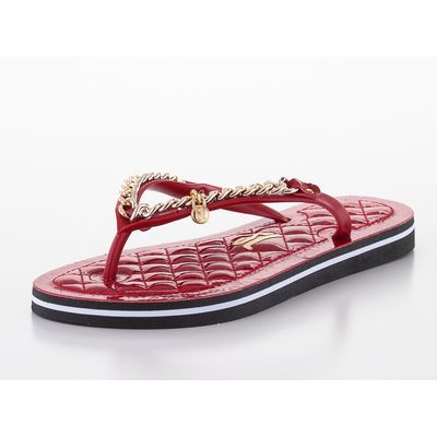 Flip Flop Verniz Vermelho Eletric Red