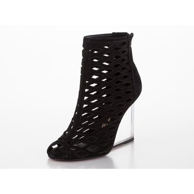 Open Boot Nobuck Preto