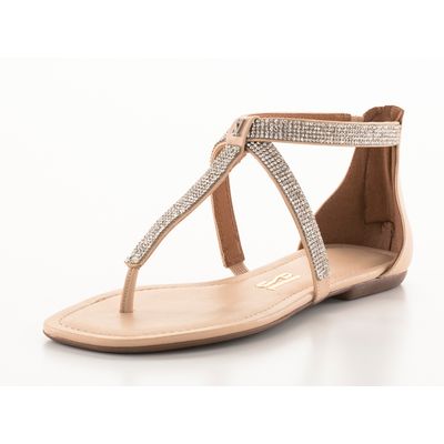 Rasteira Napa Santorine Bege Amendoa