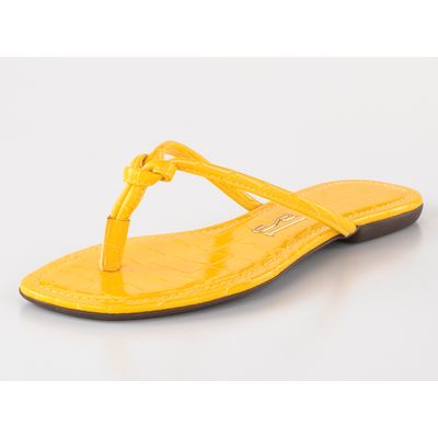 Rasteira Croco Verniz Pu Sunshine