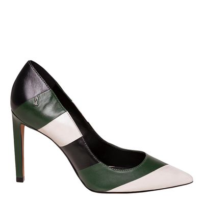 Scarpin Classic Off White e Verde