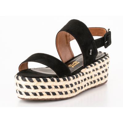 Sandália Suede Preto