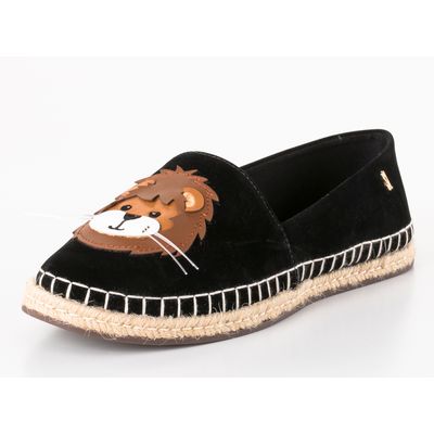 Espadrille Tecido Lion Preta