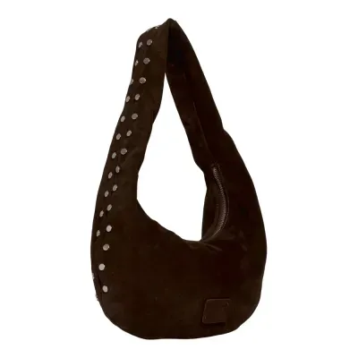 Bolsa M Couro Camurça Dark Cocoa 2