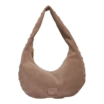 Bolsa M Couro Camurça Hot Sand