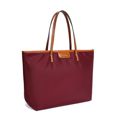 Bolsa Shopper Nylon Vermelho Ruby