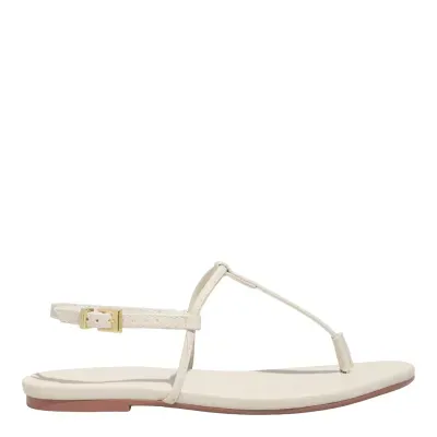 Rasteira Tira Salomé Napa Soft Creme