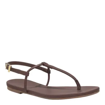 Rasteira Tira Salomé Napa Santorine Marrom