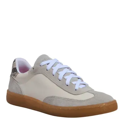 Tênis Couro Camurça Cinza