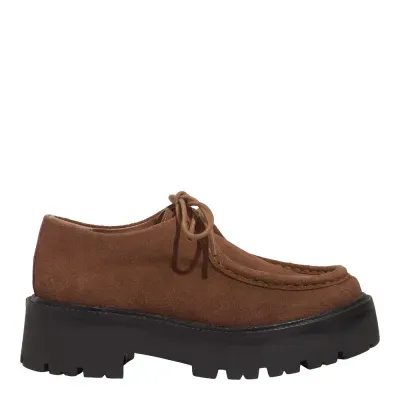 Mocassim Tratorado Couro Camurça PMarrom Terracota