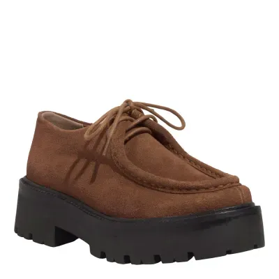 Mocassim Tratorado Couro Camurça PMarrom Terracota