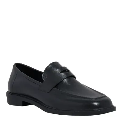 Mocassim Couro Nobre Soft Bico Quadrado Preto
