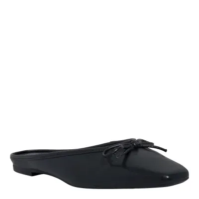 Mocassim Mule Couro Nobre Soft Preto