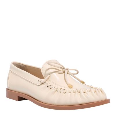 Mocassim Veneto Laço Off White