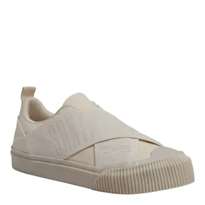 Tênis Slip On Têxtil Lona Deserto Bege