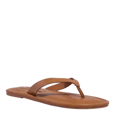 Rasteira Thong Napa Madri Caramelo