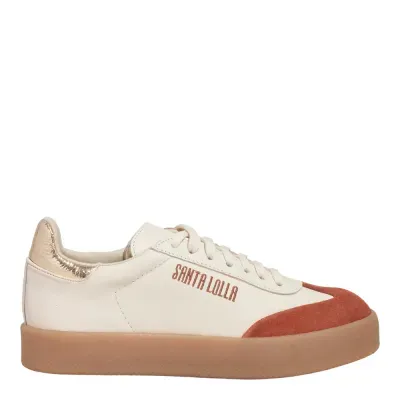 Tênis Couro Camurça Off White