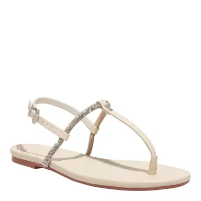 Rasteira Tira Salomé Napa Soft Creme