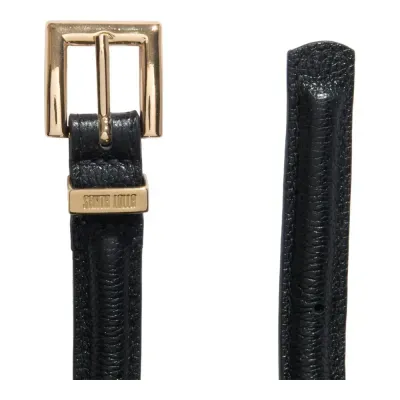 Cinto Couro Croco Preto