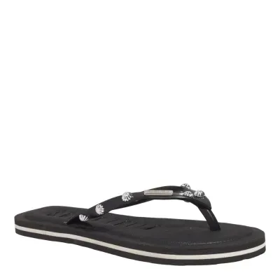 Chinelo Flip Flop Preto Tachas