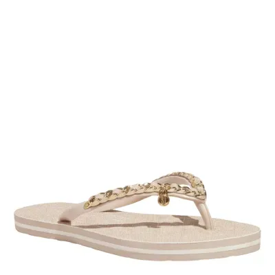 Chinelo Flip Flop Bege Corrente