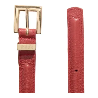 Cinto Couro Floater Marrom Terracota