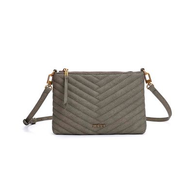 Bolsa Clutch Soft Verde Alça Transversal