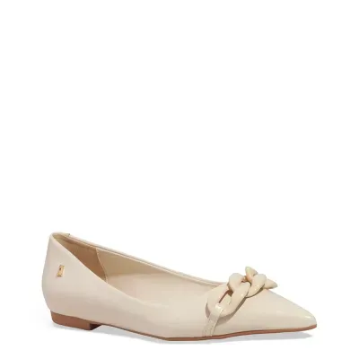 Sapatilha Napa Madri Bico Fino Bege