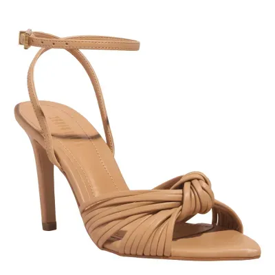 Sandália Napa Soft Preto Bico Folha Salto Alto Fino