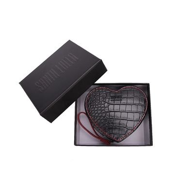 Porta Joias Material Croco Preto 2