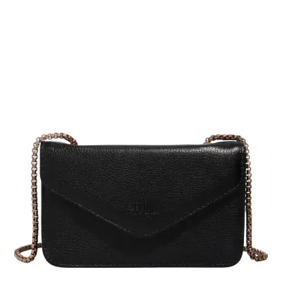Bolsa P Couro Floater Preto