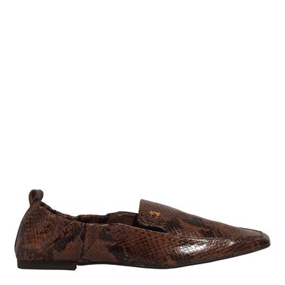 Mocassim New Snake Castanho