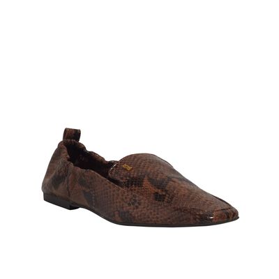 Mocassim New Snake Castanho