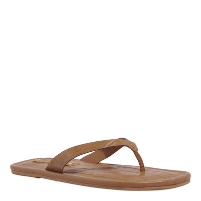 Rasteira Crocodiles Caramelo