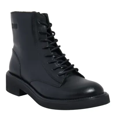 Bota Couro Confort Preto