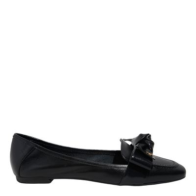 Mocassim Couro Confort Preto